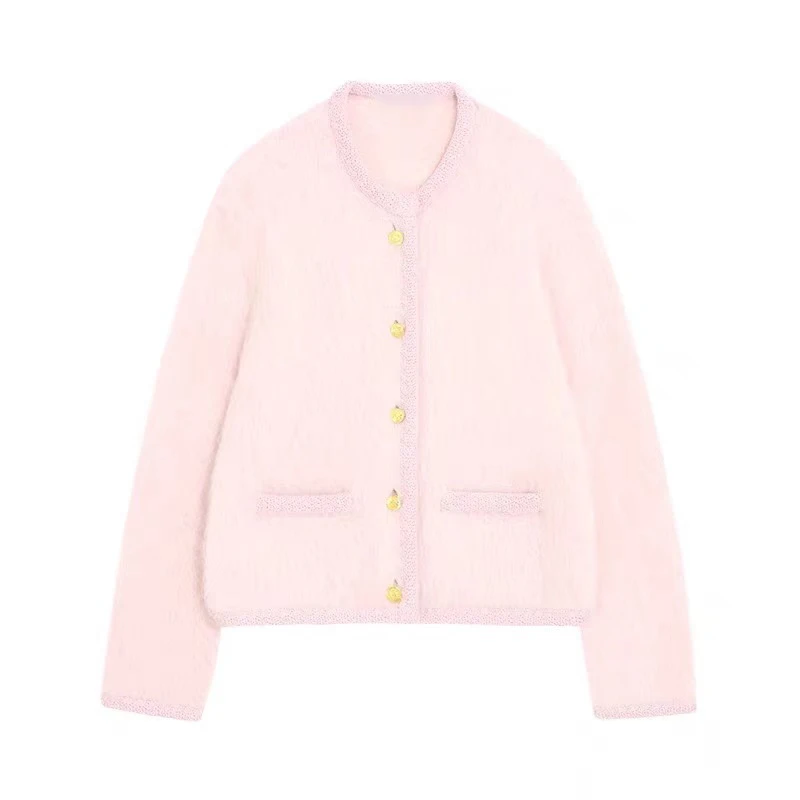 Abric de llana rosa brillant