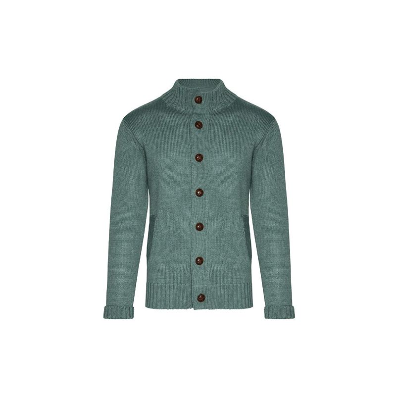 Cardigan de doble butxaca de punt de cable