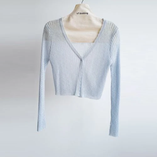Cardigan de punt de cotó lleuger