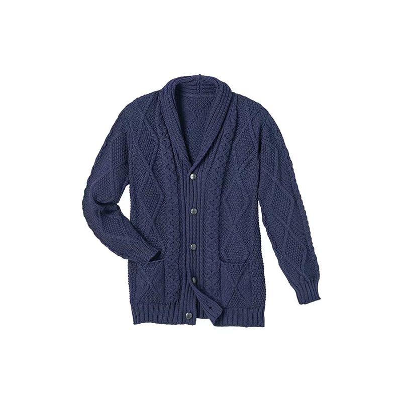 Cardigan de llana per a home amb butxaques