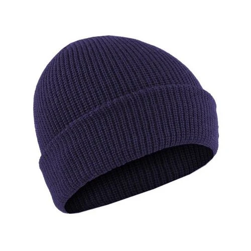 Gorro de llana marí