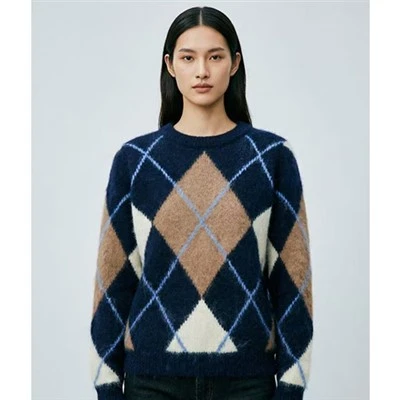 Suèter Argyle Dona