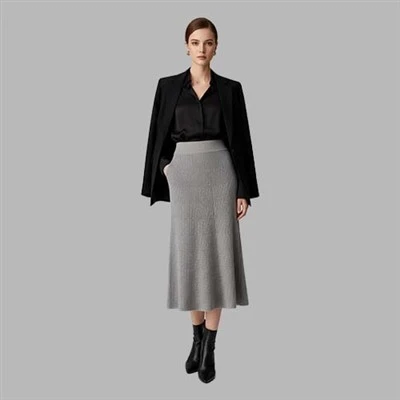 Vestit de llana gris