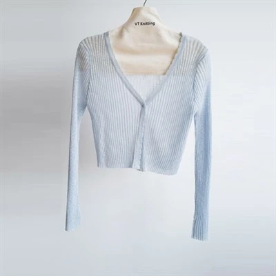 Cardigan de punt de cotó lleuger