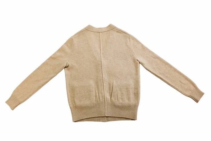 Women's V Neck Wool Sweater
