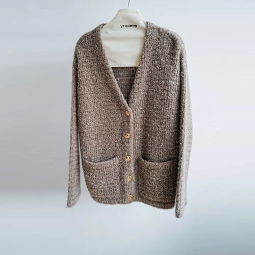 Cardigan de llana per a dona amb butxaques